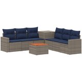  Set sofe 8 kom. Siva i tamnoplava 55 x 55 x 37 cm Slike