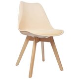 MID.YOU Set Stolov Scandi, Bež, Bukev, 4-Delni | Shoptok.si