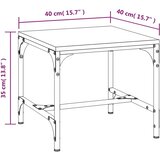  Bočni stolići 2 kom boja hrasta 40x40x35 cm konstruirano drvo | shoptok.hr