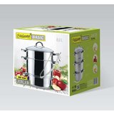 Posuda za kuhanje na paru s tavom Feel Maestro MR-1030 Metal Silikon Nehrđajući Čelik Ø 26 cm 8 L 4 5 L | shoptok.hr