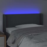  Posteljno vzglavje temno sivo 103x16x78/88 cm blago, (20735651) | Shoptok.si