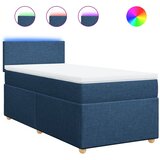  Krevet s oprugama i madracem plavi 80x200 cm od tkanine | shoptok.hr