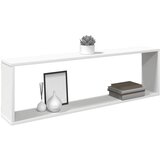  Kockaste zidne police 2 kom bijele 100 x 15 x 30 cm drvene | shoptok.hr