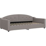  Dnevni krevet na razvlačenje smeđesivi 100 x 200 cm od tkanine | shoptok.hr