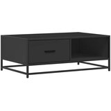  Stolić za kavu crni 90 x 57 x 35 cm konstruirano drvo i metal | shoptok.hr