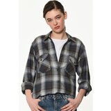 Dewberry Z6664 LADIES SHIRT-COFFEE Cene