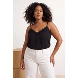 Trendyol Ženska bluza Tbbss26Af00057, Crna Cene