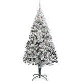 vidaXL Umestno božično drevo med 300 LED Zelena 240 x 150 cm | Shoptok.si