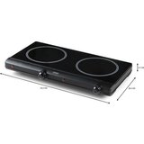  Staklokeramička Ploča DOMO DO339KP 2500 W | shoptok.hr