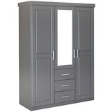 MID.YOU garderobna omara norwin, siva, z ogledalom | Shoptok.si