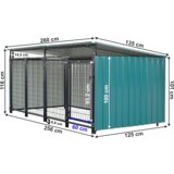 Kondela Pesjak, temno zelen, DOGNY TIP 6 | Shoptok.si