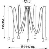  Lestenec EDISON 7 črn, (21348271) | Shoptok.si