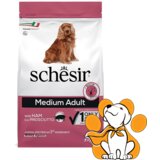 Schesir dog Medium, Hum 3kg, Hrana Sa Šunkom Za Odrasle Pse Cene