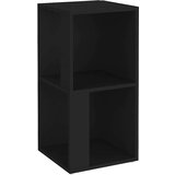 vidaXL Kotna omarica črna 33x33x67 cm iverna plošča | Shoptok.si