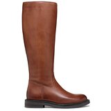 Geox Usnjeni elegantni škornji D SERILDA ženski, rjava barva, D46WYA 00043 C6002 | Shoptok.si