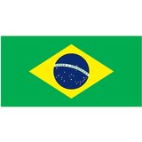  Brazilija zastava 140x70 cm z žepom za drog | Shoptok.si