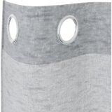 vidaXL Zavjese sa zavjesama 2 pcs Tamnosiva 140 x 245 cm Poliester | shoptok.hr