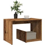 vidaXL Stranska miza Old Wood 59x36x38 cm Inženirski les Cene