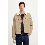 PepeJeans Jakna iz rebrastega žameta zelena barva, PM4027185 Cene