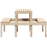  Stol za piknik 110 x 134 x 75 cm od masivne borovine | shoptok.hr