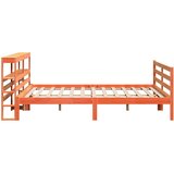  Okvir kreveta bez madraca voštano smeđi 200x200 cm od borovine | shoptok.hr