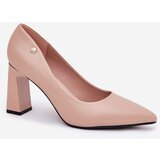 VINCEZA Elegant Heels On Block Heel | ePonuda.com