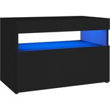 Maison Chic TV omarica - TV stojalo - Televizijska omarica z LED lučkami črna 60x35x40 cm, (21701200) Cene