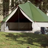 vidaXL Družinski šotor tipi za 8 oseb zelen vodoodporen