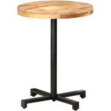 Bistro stolić okrugli Ø 60 x 75 cm od grubog drva manga | shoptok.hr