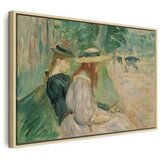  Slika - Berthe Morisot – Sur un banc de Bois de Boulogne 60x40 U prirodnom drvenom okviru | shoptok.hr