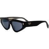 Fendi Roma Black Geometric Sunglasses ONE SIZE (54) Črna/Modra Cene