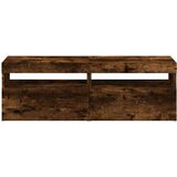 TV ormarići 2 kom s LED svjetlima boja hrasta 60 x 35 x 40 cm | shoptok.hr