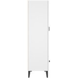  Visoka komoda bijela 70 x 31 x 115 cm od konstruiranog drva | shoptok.hr