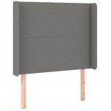  Krevet box spring s madracem LED tamnosivi 90x200 cm tkanina | shoptok.hr