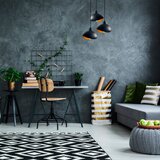 Opviq lights Crna viseća svjetiljka s metalnim sjenilom ø 50 cm Sivani – | shoptok.hr
