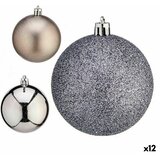  Set božićnih kuglica Krist+ Srebrna Plastika Ø 7 cm (12 kom.) | shoptok.hr