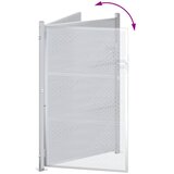  Vrtna vrata 85 x 120 cm Nehrđajući čelik Može se zaključati | shoptok.hr
