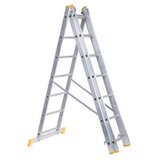 Bomber aluminijumske merdevine, 3x7 gazišta Cene