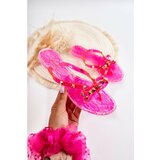 Kesi Women's Rubber Flip Flops Pink Monise Cene
