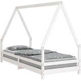  Okvir za dječji krevet bijeli 80 x 200 cm od masivne borovine | shoptok.hr