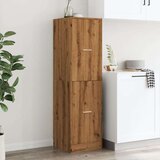 vidaXL Lekarniška omara artisan hrast 40x41x144,5 cm inženirski les | Shoptok.si