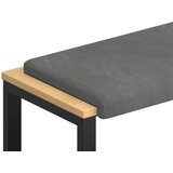  Jastučić za klupu Baršun Tamnosiva Dubina 35 cm | shoptok.hr