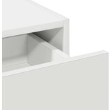 vidaXL Bijela MDF 83 x 40 x 70 cm Ogledalo Toaletni stol Pravokutni | shoptok.hr