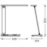 Osram prigušiva LED stona lampa OFFICE LINE LED/7W/230V crna | Eponuda.com