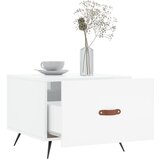  Stolić za kavu bijeli 50 x 50 x 40 cm od konstruiranog drva | shoptok.hr