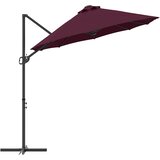  Suncobran Bordeaux Crvena 372 x 198 x 243 cm | shoptok.hr