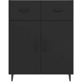  Komoda crna 69 5 x 34 x 90 cm od konstruiranog drva | shoptok.hr
