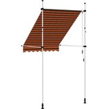 Tenda na ručno uvlačenje 150 cm narančasto-smeđa | shoptok.hr