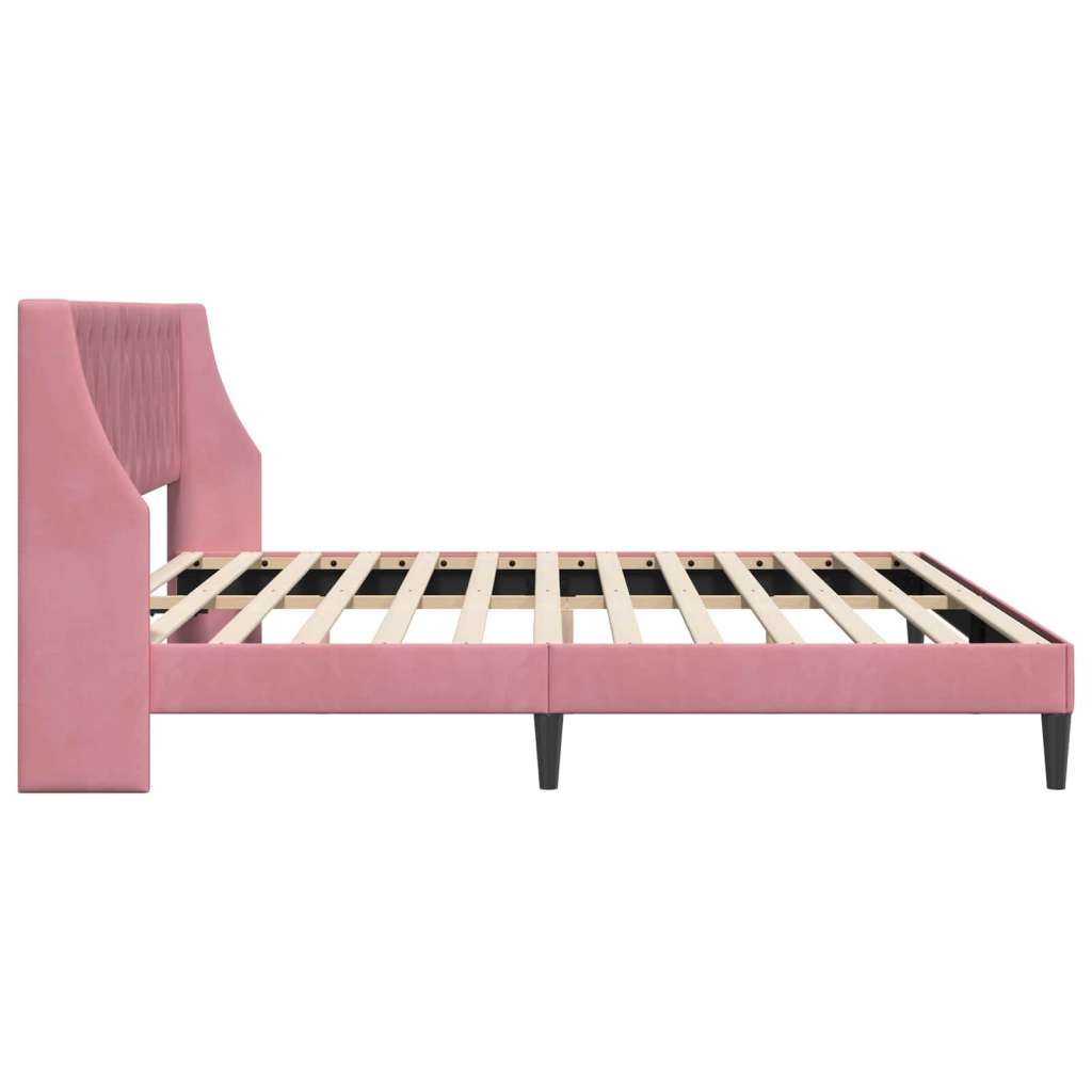  Okvir za krevet Ružičasta 200 x 200 cm Baršun - Ružičasta 200 x 200 cm | shoptok.hr