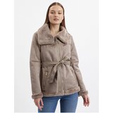 Orsay Brown Ladies Suede Jacket - Women | shoptok.hr
